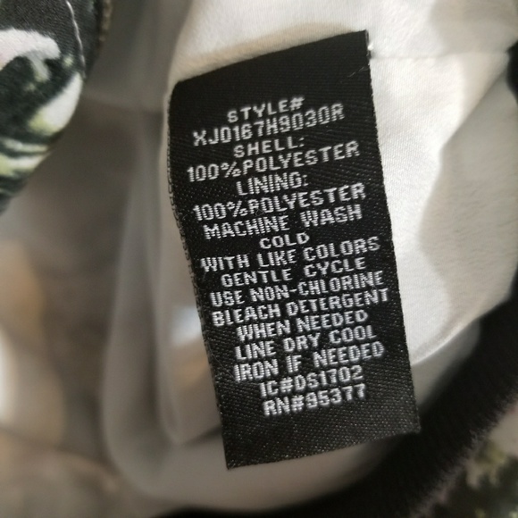 Sanctuary Floral Bomber Jacket sz L - Picture 6 of 6